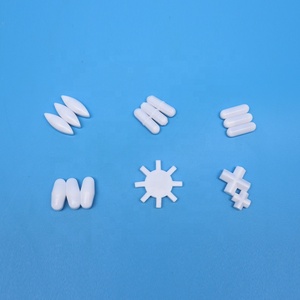แท่งกวนแม่เหล็กนีโอไดเมียมเคลือบ PTFE รูปทรงกระบอก พร้อมวงแหวนหมุนตรงกลาง - Product Image 2