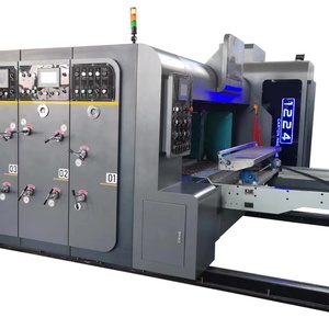 Tự động 1-5 Màu sắc hộp carton flexo máy in slotter chết cắt phim hoạt hình hộp làm máy đóng gói - Product Image 2