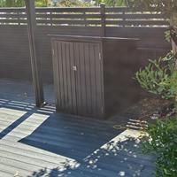Panneau de clôture moderne en WPC, hauteur de 6 pieds, cadre en WPC robuste, clôture de sécurité, bordure de cour/pelouse, installation facile par bricolage