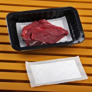 Wholesale High Quality Disposable 160*100mm Absorbent Pad Soaker Pads Water Absorbent Pad Packaging Keep Fresh for Meat - Product Image 5