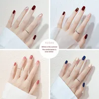 Vernis à ongles coloré à séchage rapide, longue tenue, sans cuisson, non pelable, blanchissant, pour une rencontre de caractère
