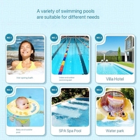 Système de filtre de circulation de piscine en fibre de verre AQUA avec réservoir de sable et pompe pour piscines creusées