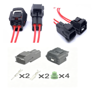 Connecteurs BNC en cuivre et nylon pour capteur de température automobile, 2 broches, 7282-7028-30 / 7283-7028-30, mâle/femelle, pour feux de recul, IP20