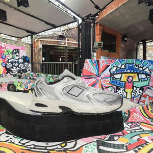 Chaussures de course unisexes Cloud Trainer Crème Rose Beige Ivoire Gris Acier Bleu Blanc Jaune Cuir véritable Hiver Été Printemps - Product Image 3