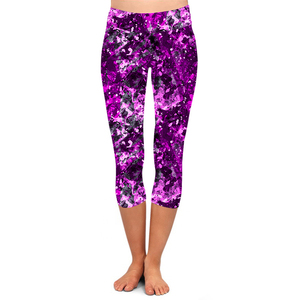 <span class=keywords><strong>Leggings</strong></span> Capri stampati con spruzzi di vernice da <span class=keywords><strong>donna</strong></span> fornitore professionale della cina <span class=keywords><strong>Leggings</strong></span> morbidi al burro sublimati a <span class=keywords><strong>3</strong></span>/<span class=keywords><strong>4</strong></span> lunghezze - Product Image 3