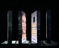 Pantalla LED Giratoria Mecánica Inteligente de Doble Cara, Multicapa, Personalizable, Continua de 360°, con Resolución 1080P
