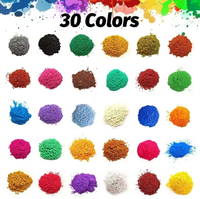 Poudre de pigment d'oxyde de fer synthétique 325 mesh rouge, jaune, noir, vert, bleu pour peintures, revêtements et plastiques