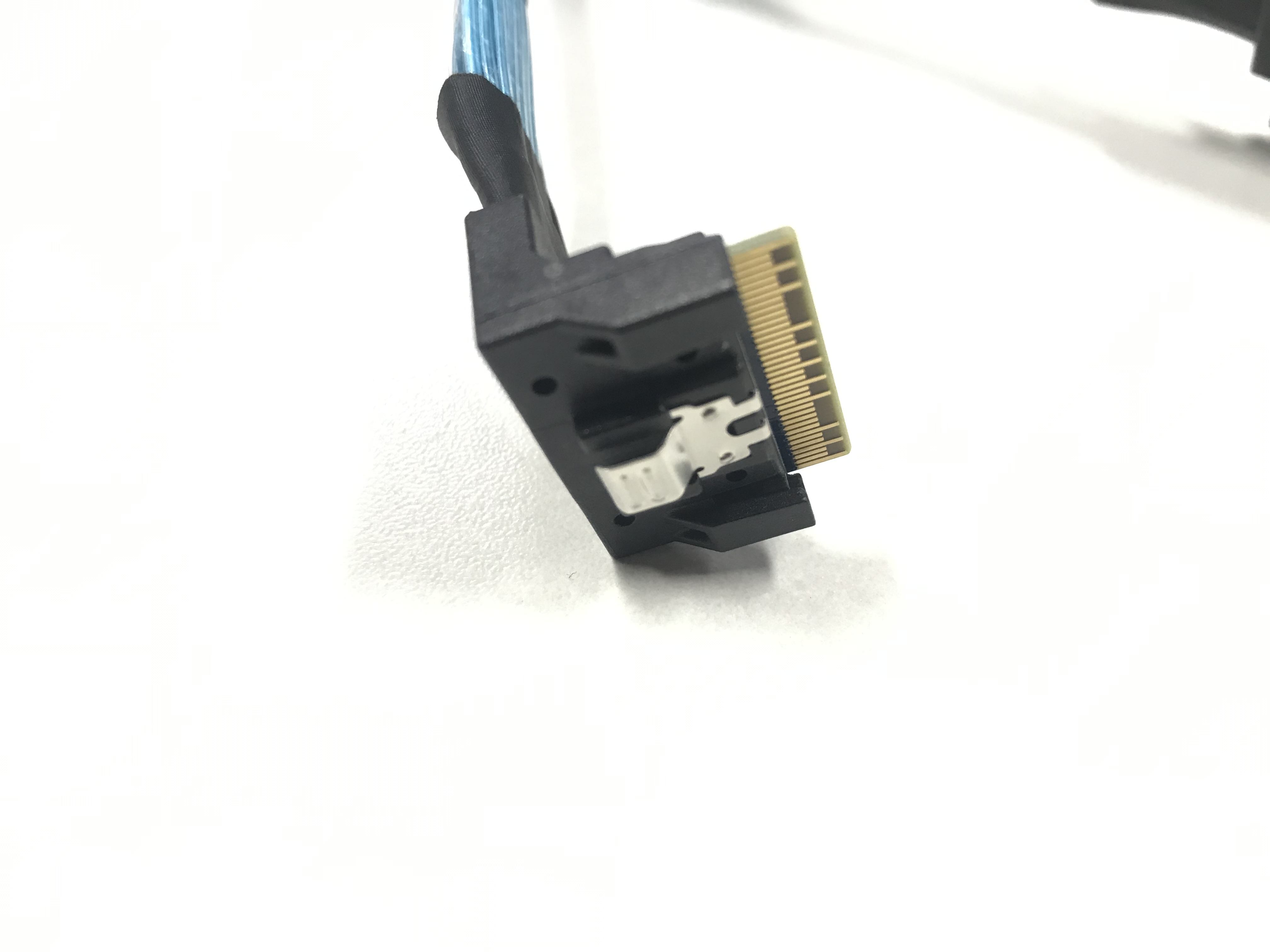HONPNK High-Speed Server Hard Drive Conversion Cable 180 Degrees Slim SAS Cable Conversion 90 Degrees Angled Mini SAS Cable