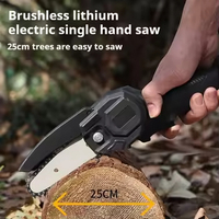 Tronçonneuse électrique domestique, scie sans fil légère pour la coupe du bois de jardin et l'élagage des arbres