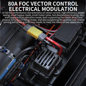 شاحنة سباق كهربائية للتحكم عن بعد من ليهو تويز MJX H8H+ بمقياس 1:8 للطرق الوعرة، 2.4 جيجاهرتز، 8 قنوات، زاحفة وحشية بهيكل معدني - Product Image 5