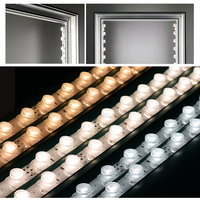 Bande lumineuse LED ADLED 24V 3000K-5700K CCT dimmable SMD 3030 à éclairage périphérique avec IP20 18W Garantie 5 ans pour caisson lumineux intérieur