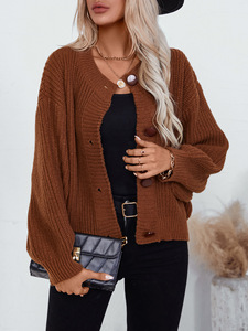 Mode Nouvelles Femmes <span class=keywords><strong>S</strong></span> Tricoté Tricoté Tricoté TwistvPrintemps et Automne Pull À Manches Longues Avec Col - Product Image 4