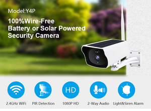 4G WiFi 1080P HD กล้องวงจรปิดรักษาความปลอดภัยแบบพลังงานแสงอาทิตย์ PIR การตรวจจับความเคลื่อนไหวเสียงสองทาง PIR บันทึกการแจ้งเตือนกล้องเฝ้าระวัง - Product Image 2
