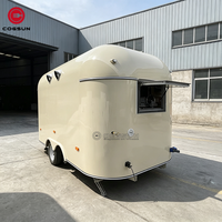Cogsun Promotion Chariot de Restauration Mobile Blanc de Dubaï pour Café et Fast-Food