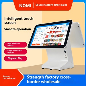 Nhà Máy Giá <span class=keywords><strong>Windows</strong></span> 15.6 inch nhà hàng màn hình cảm ứng thu ngân kinh doanh tiền mặt đăng ký hệ thống POS - Product Image 6