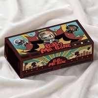 Оригинальная мини-фигурка Mr. Bone: милый маленький череп, ПВХ, в закрытой упаковке, модная игрушка-кукла, декоративное украшение, праздничный подарок