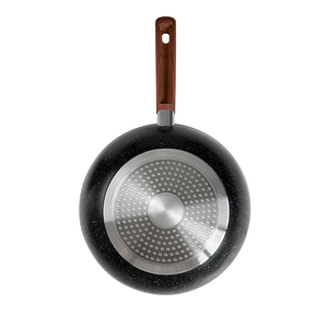 Poêle à frire multifonctionnelle en aluminium antiadhésif de 28 cm, facile à nettoyer, adaptée aux cuisinières à gaz et électriques - Product Image 6