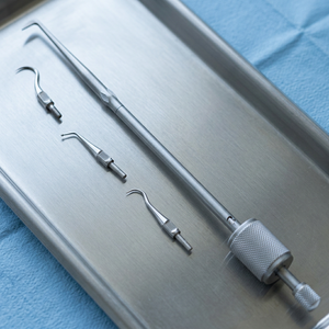 Kit de retrait de couronnes dentaires manuel en acier inoxydable, 3 embouts, poignée moletée, autoclavable, instrument chirurgical de classe I - Product Image 2