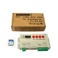 Contrôleur LED numérique adressable T1000S T-1000S avec écran LCD 2048 pixels RGB RGBW Sync 2811 TTL SPI et carte SD