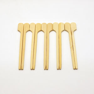 Brochetas de Bambú de Alta Calidad 100% Hechas de Bambú, Estilo Clásico Tidy Point, 6 Pulgadas, para Comida Japonesa - Product Image 1