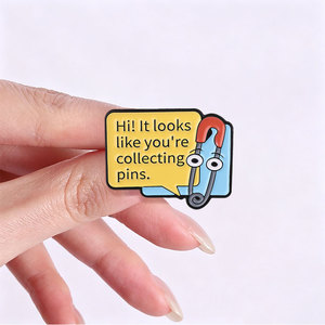 เข็มกลัดการ์ตูนเคลือบเงา ลายคำพูดตลกๆ ของสะสม สำหรับตกแต่งกระเป๋าเป้ - Product Image 2