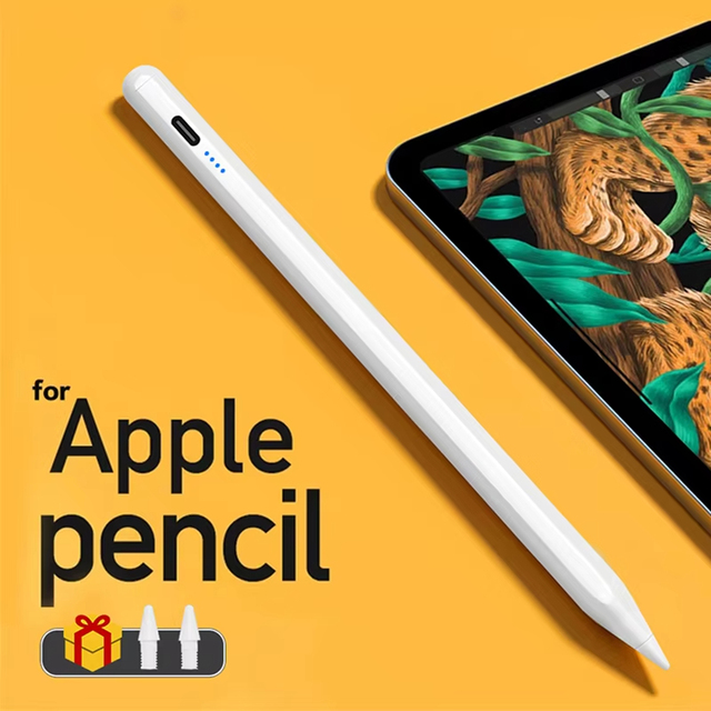Ap-p-le Pencil 2022 2021 2020 2019 2018 for iPad Pro Air Mini Specific Active Stylus Pen Power Display Palm Rejection Metal