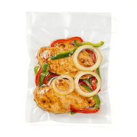 Rouleau de plastique sous vide PE gaufré personnalisé de qualité alimentaire pour salade, aliments pour bébés, lait, gelée, et chewing-gum compatible micro-ondes