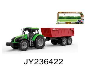 Tracteur agricole à friction avec chargeur, remorque de tracteur agricole avec son et lumière pour enfants - Product Image 3