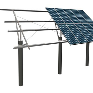 Nhôm mặt đất quang điện Hỗ trợ khung cho năng lượng mặt trời hệ thống lắp đặt PV đường ray khung cấu trúc năng lượng mặt trời khung - Product Image 1