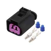 2P Auto Wire Automotive Wiring Harness Waterproof Connector 1J0973772 Sealed Plug Female With Terminals Seals 1J0 973 772