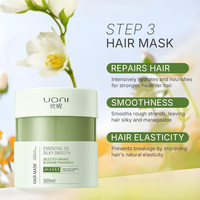 Coffrets de Soins Capillaires Naturels Sans Sulfate, Shampoing Bio au Gingembre pour Cheveux Gras, Shampoing Réparateur à l'Huile d'Argan, Shampoing Contrôle Sébum pour Hommes