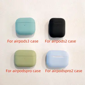 คลังสินค้าในสหรัฐอเมริกาและสหภาพยุโรปเหมาะสําหรับ airpods pro2 pro airpods3 airpods2 เคสชาร์จหูฟังซิลิโคนเคสอุปกรณ์เสริม