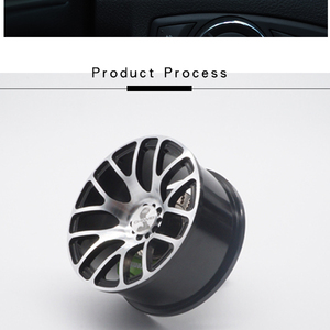 La fábrica CNC fabrica difusores de fragancia de coche de iluminación ambiental característica especial para entusiastas de las ruedas de aleación de aluminio - Product Image 1