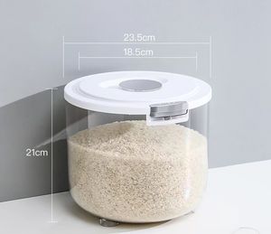 Insect Proof Moisture Proof Rice Box Grain Sealed Jar Kitchen <strong>Container</strong> 5/10KG Bucket Nano Storage Pet <strong>Dog</strong> <strong>Food</strong> Box with Lid - Product Image 6