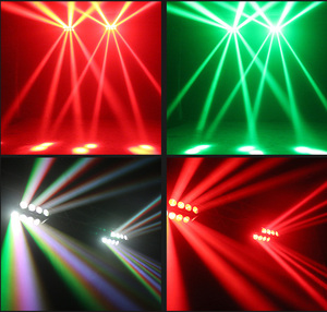 MINI LED 8x12W Lumière D'araignée RGBW DMX512 LED Faisceau de Tête Mobile Lumière Utilisée En DJ <span class=keywords><strong>Disco</strong></span> barre D'éclairage de Scène KTV - Product Image 6
