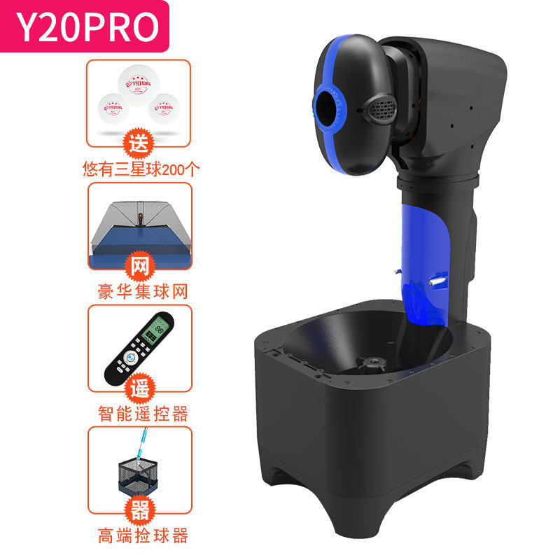 Versión mejorada Y20PRO en azul-negro