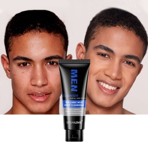 OEM ODM barro suave Natural aminoácido aceite Control acné eliminación blanqueamiento <span class=keywords><strong>limpiador</strong></span> <span class=keywords><strong>facial</strong></span> coreano lavado de cara <span class=keywords><strong>para</strong></span> <span class=keywords><strong>hombres</strong></span> - Product Image 1