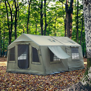 Pabrik grosir mewah besar otomatis Hijau tahan hujan tahan air 8 + 8 ㎡ luar ruangan tenda tiup - Product Image 2