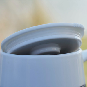 Taza Térmica Inteligente <span class=keywords><strong>de</strong></span> Acero Inoxidable con Asa, Antiderrames, para Café, Oficina, <span class=keywords><strong>Escritorio</strong></span>, Mantiene la Temperatura del Agua - Product Image 3