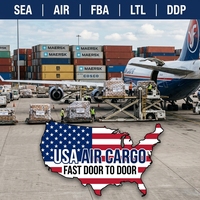 Fournisseur de services logistiques à bas prix de Chine vers les États-Unis, fret aérien et maritime, sourcing 1688, service d'entreposage, livraison porte-à-porte, transport est-ouest aux États-Unis