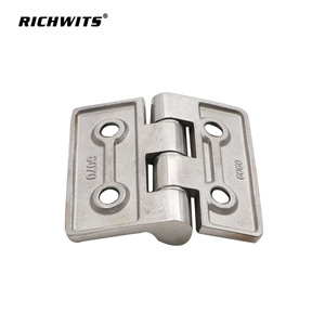 บานพับสแตนเลส RICHWITS 304 แบบ 180 องศา สำหรับประตูหน้าต่างอุตสาหกรรม แบบ 4 รู มาตรฐาน - Product Image 3