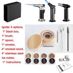 Kit de fumage portable pour cocktails Old Fashioned avec quatre copeaux de bois - Product Image 6