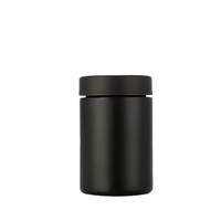 Bouteille en verre noire de luxe 120 ml 150 ml pour emballage de gommes, capsules à base de plantes, compléments alimentaires, vitamines et pilules