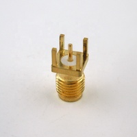 Conector Coaxial RF de 12.4GHz, Resistente al Agua, Altamente Recomendado, Conector SMA Hembra para Montaje en PCB
