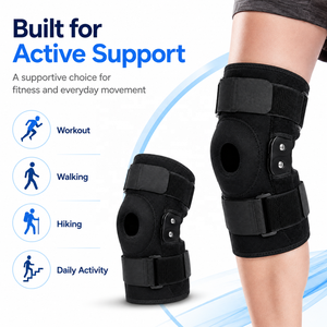 Attelle orthopédique articulée pour le genou, soulagement de la douleur, soutien des ligaments, récupération sportive, stabilisateur léger et respirant - Product Image 6