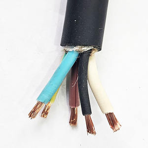 Cable Flexible con Revestimiento de Goma Libre de Oxígeno H05VV-F, 3 Núcleos, 25 mm (3x25 mm), 8 AWG, 300/500 V, Negro, ISO9001 - Product Image 2