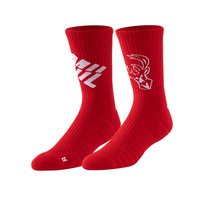 Chaussettes personnalisables de basket-ball de haute qualité pour hommes chaussettes de sport athlétiques en coton chaussettes de basket-ball avec logo brodé pour hommes