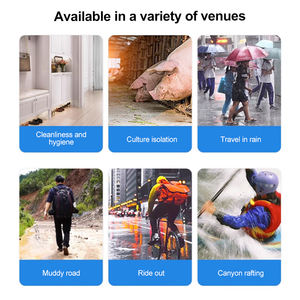 יצרנית ישירה מכירה ישירה של נעליים כחולה פלסטיק פס עמיד למים - Product Image 3