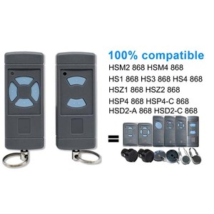 Compatible avec la télécommande <span class=keywords><strong>de</strong></span> <span class=keywords><strong>porte</strong></span> <span class=keywords><strong>de</strong></span> <span class=keywords><strong>garage</strong></span> Hormann HSM2 868 HSM4 868.35MHz - Product Image 4