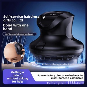 Tondeuse à cheveux professionnelle sans fil rechargeable avec design étanche IPX7 et affichage LED de la puissance pour hommes, usage domestique ou par un barbier - Product Image 5